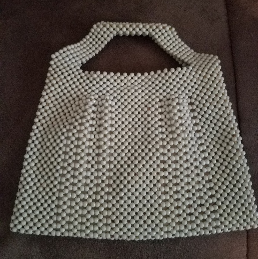 1940's Hand beaded clutch purse